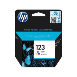 HP 123 TRI-COLOUR INK CARTRIDGE