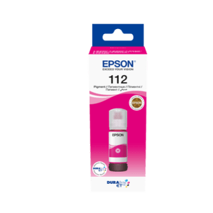 EPSON 112 ECOTANK PIGMENT MAGENTA INK BOTTLE